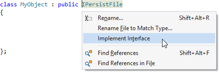Implement Interface