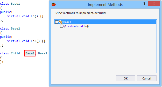 Implement virtual multiple base