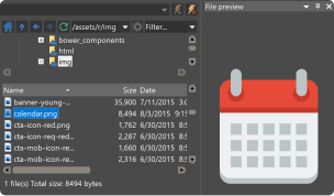 Preview remote files - UltraFTP