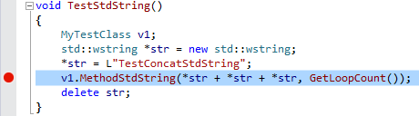 Step Filter Method Std String